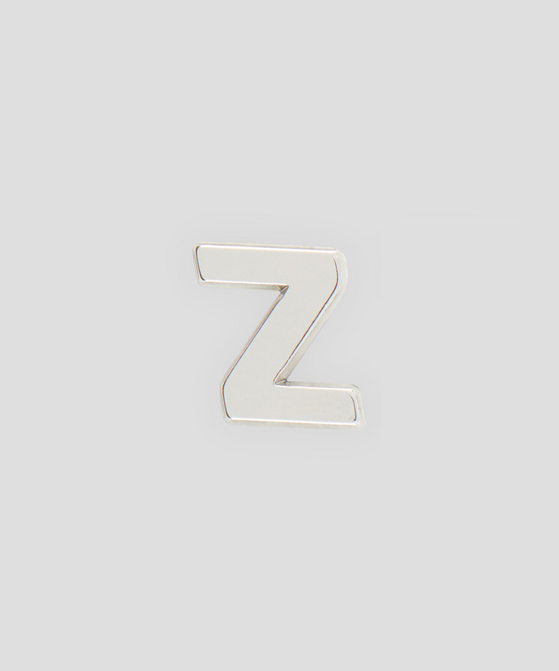 Single brass Z charm 1