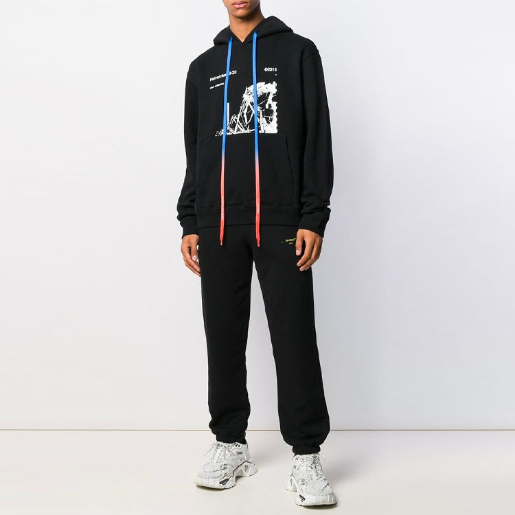 Off-White Mens Arrows Sketch Logo Casual Sports Pants OMCH026F19E300101060 - 3