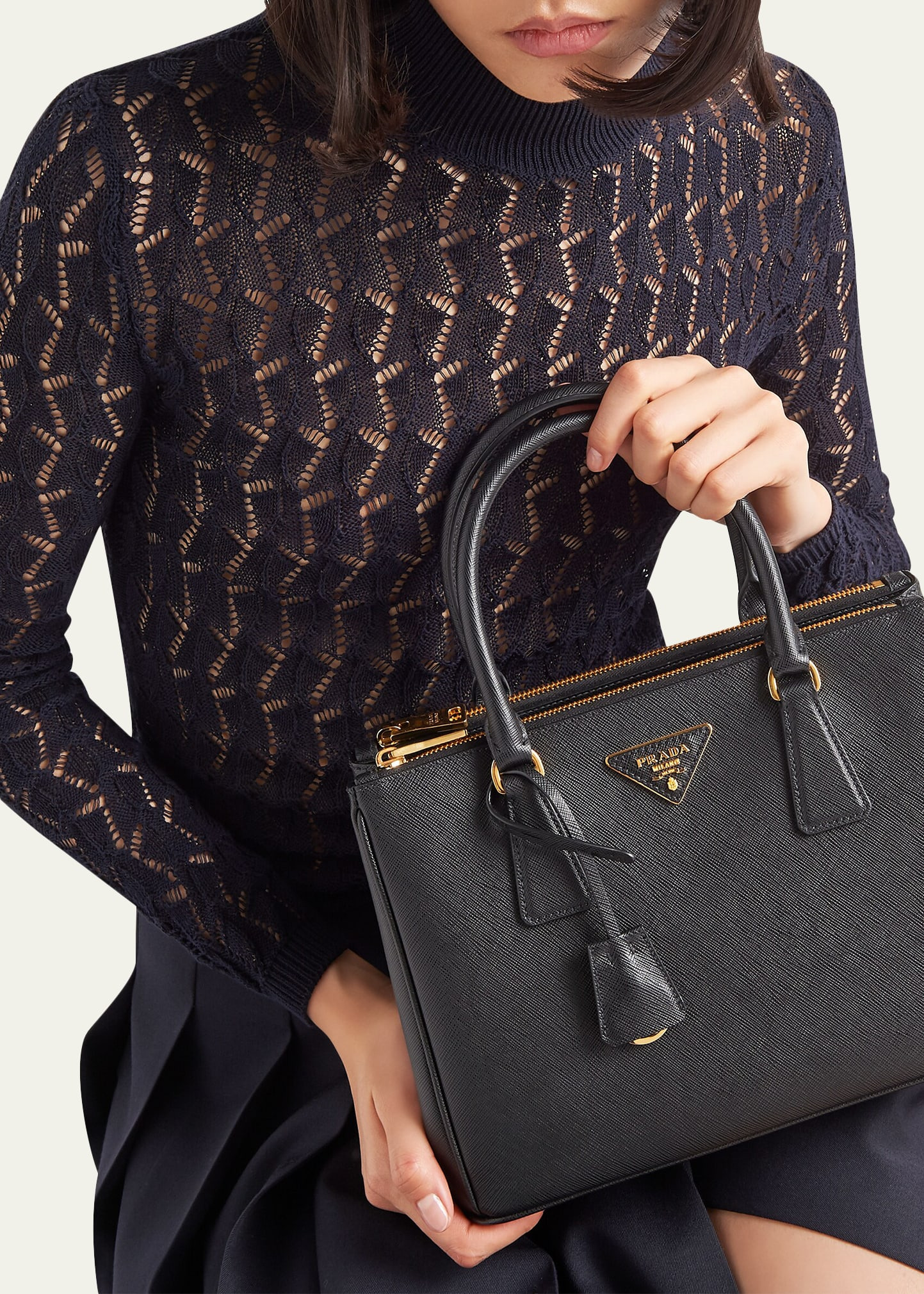 Galleria Medium Leather Top-Handle Bag - 2