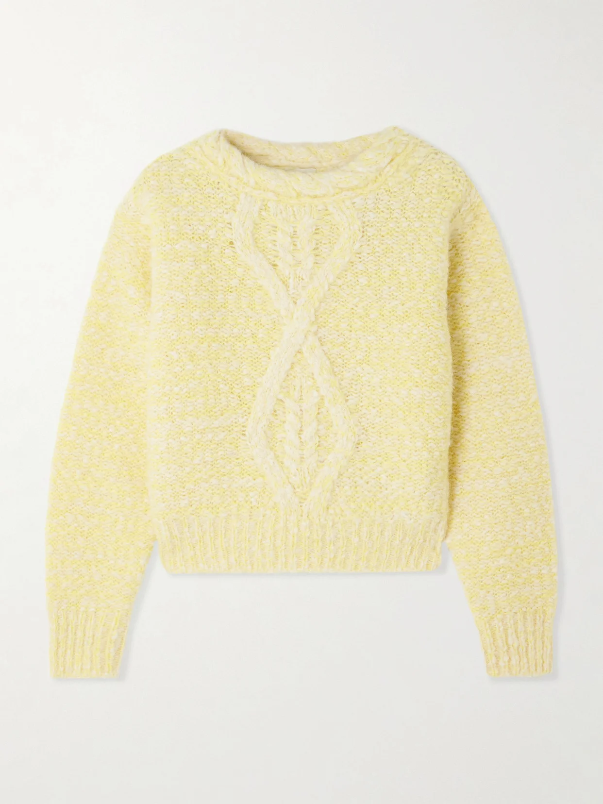 Dorota Cable-knit Alpaca-blend Sweater - 1
