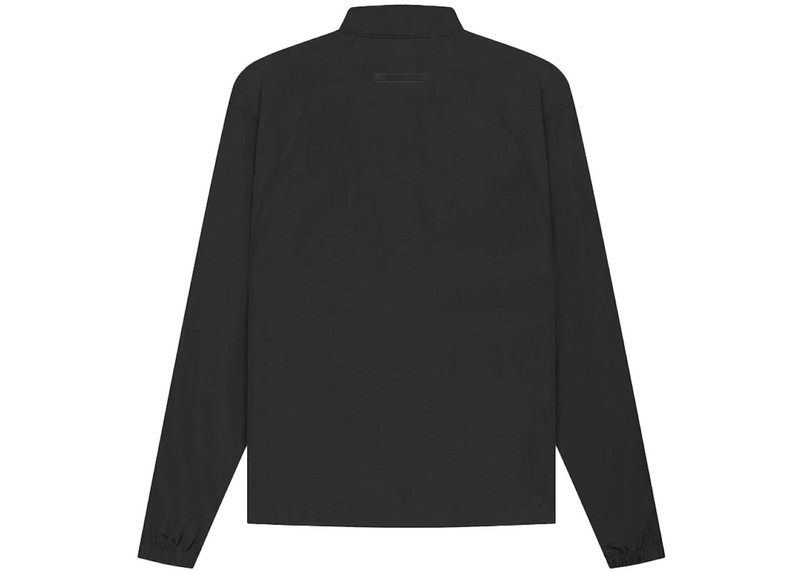 ESSENTIALS Fear of God Essentials Half Zip Track Jacket Black outlook
