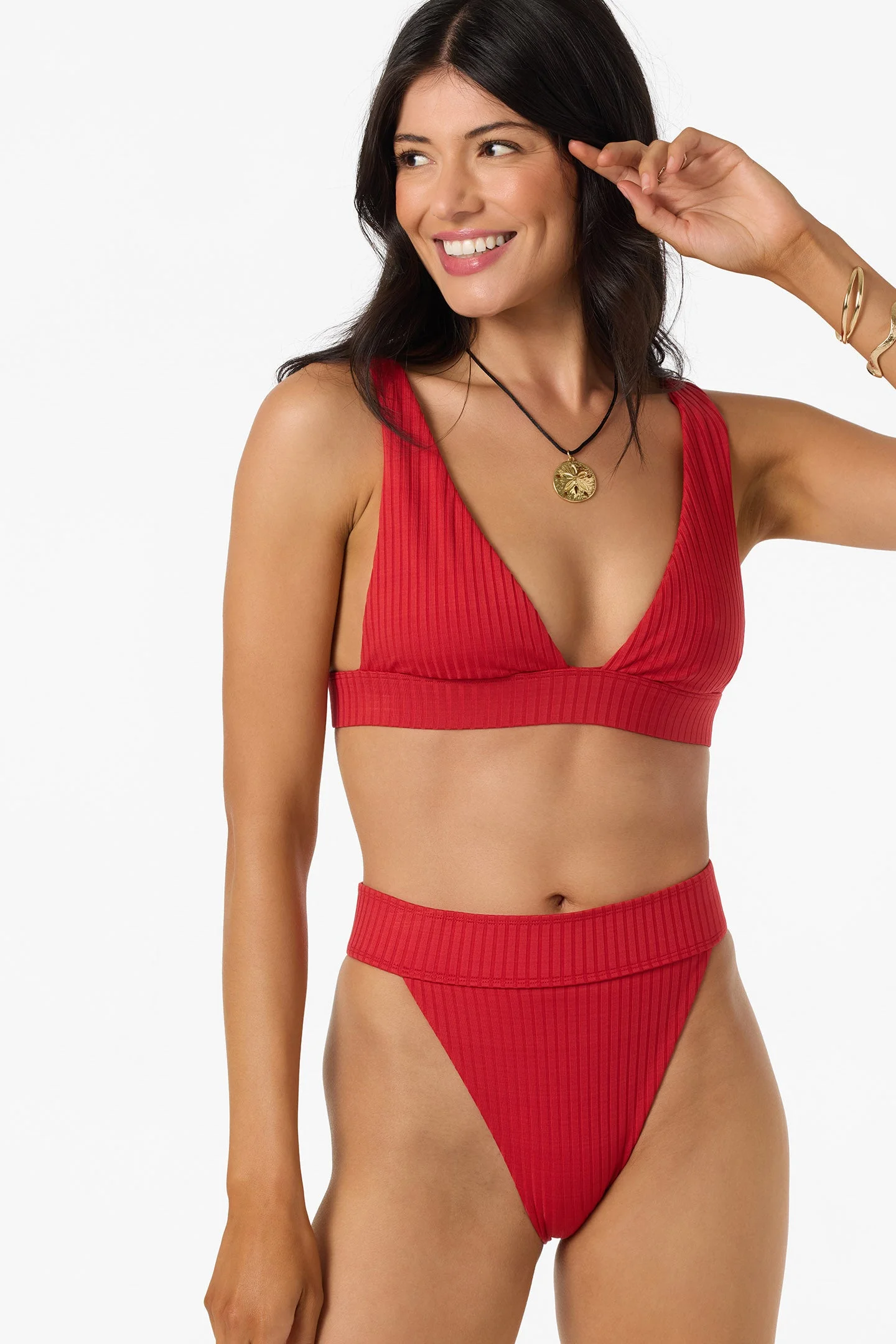 Shorebreak Rib Cancun Bralette Top - 1