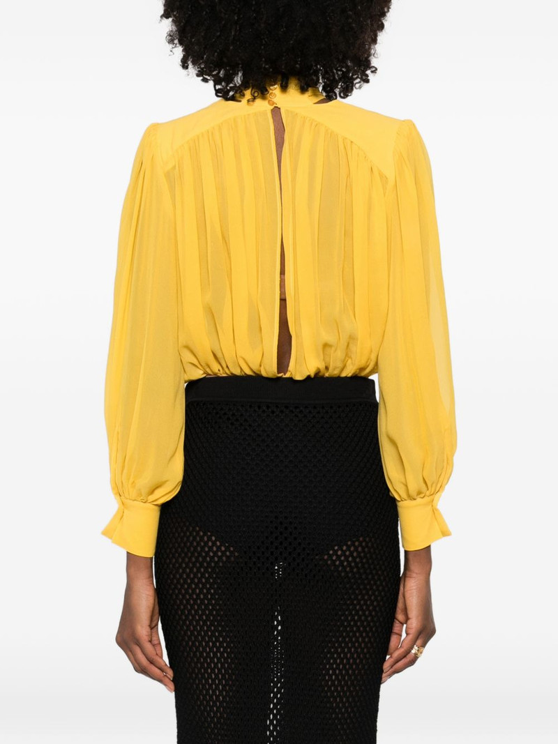 pleated tie bodysuit 4