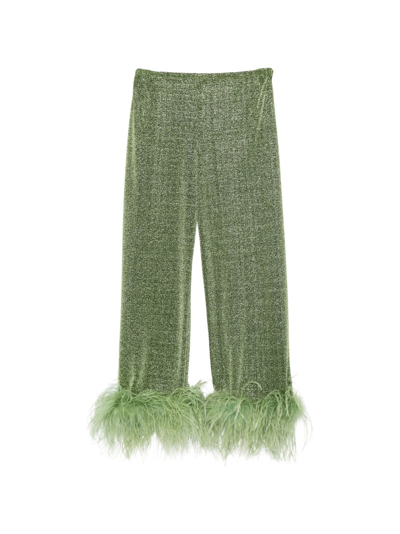 Oséree Oséree Lumiere Plumage Straight Trousers outlook