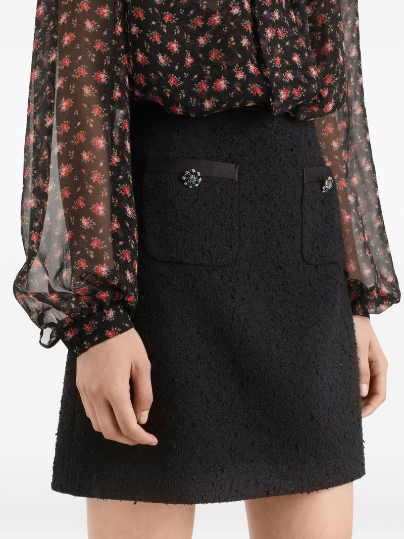 Rachel tweed mini skirt 4
