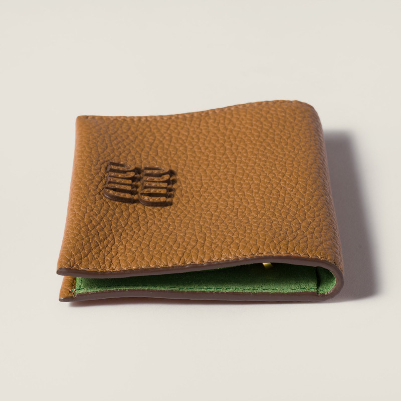 Miu Miu Leather card holder outlook