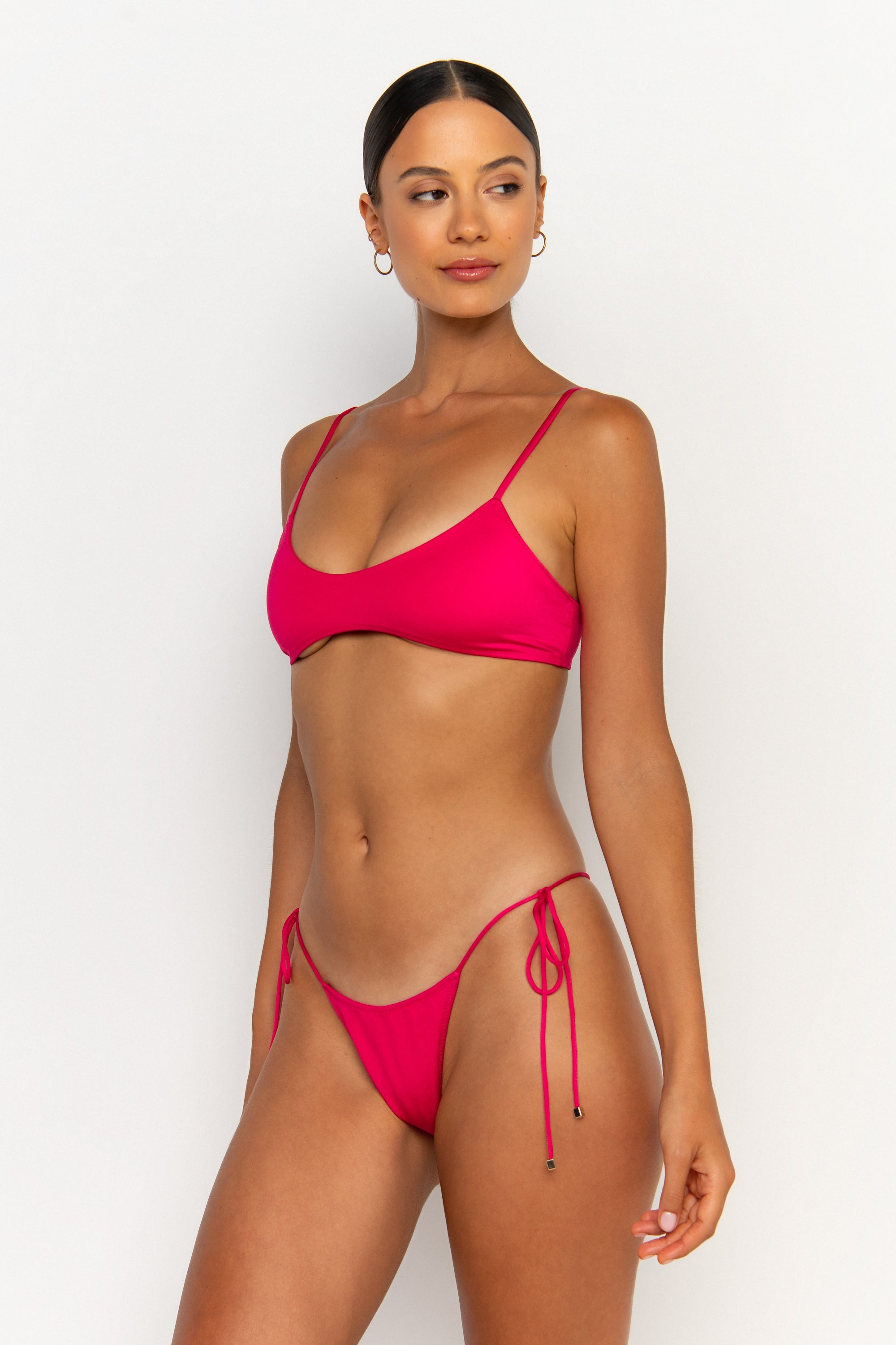 FREYA  Magenta - Tie Side Bikini Bottoms - 5