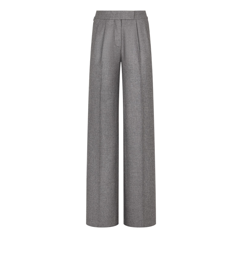 TAILORED DOUBLE PLEAT WIDE LEG PANTS 1