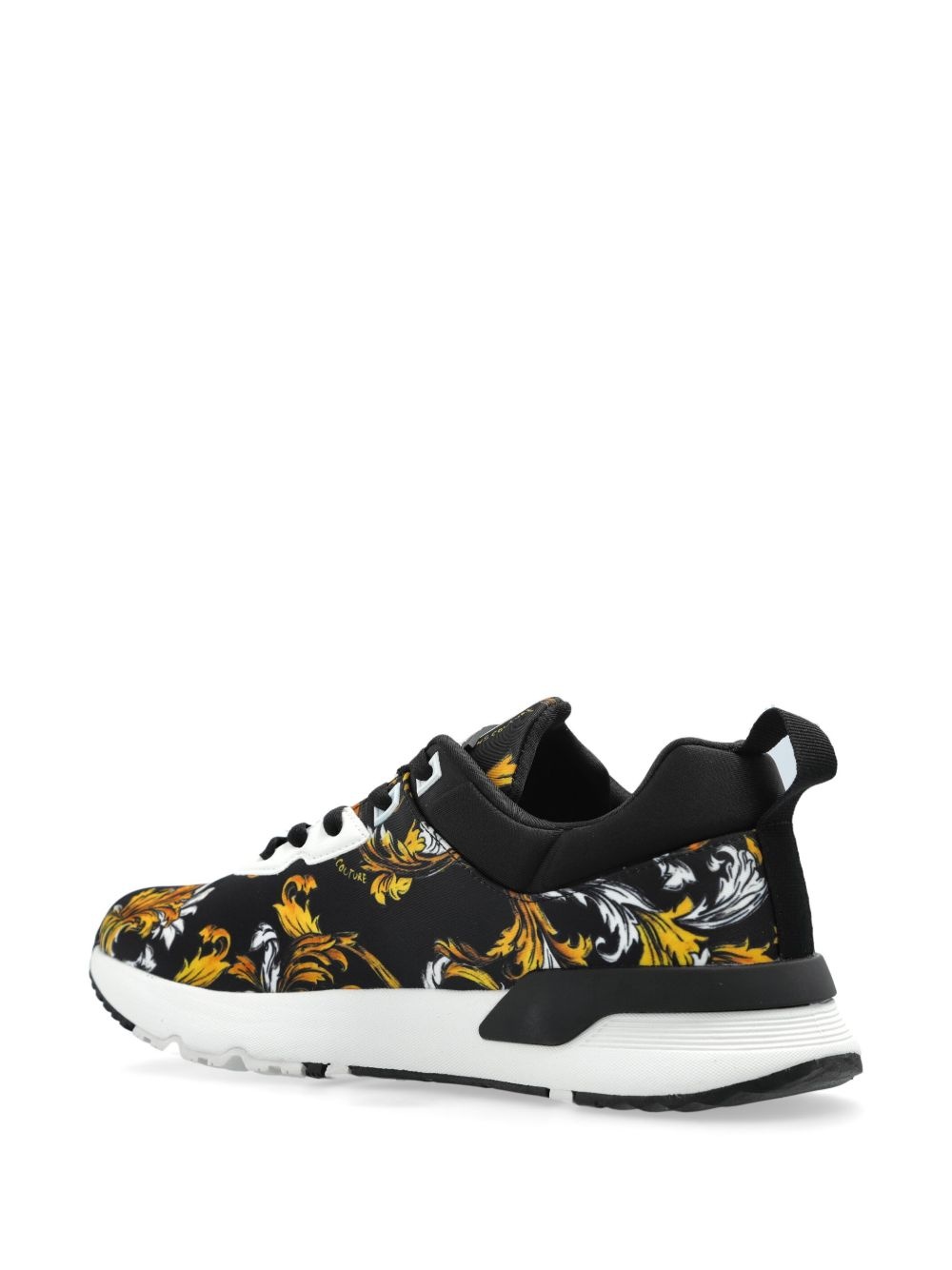 Barocco-print sneakers - 3