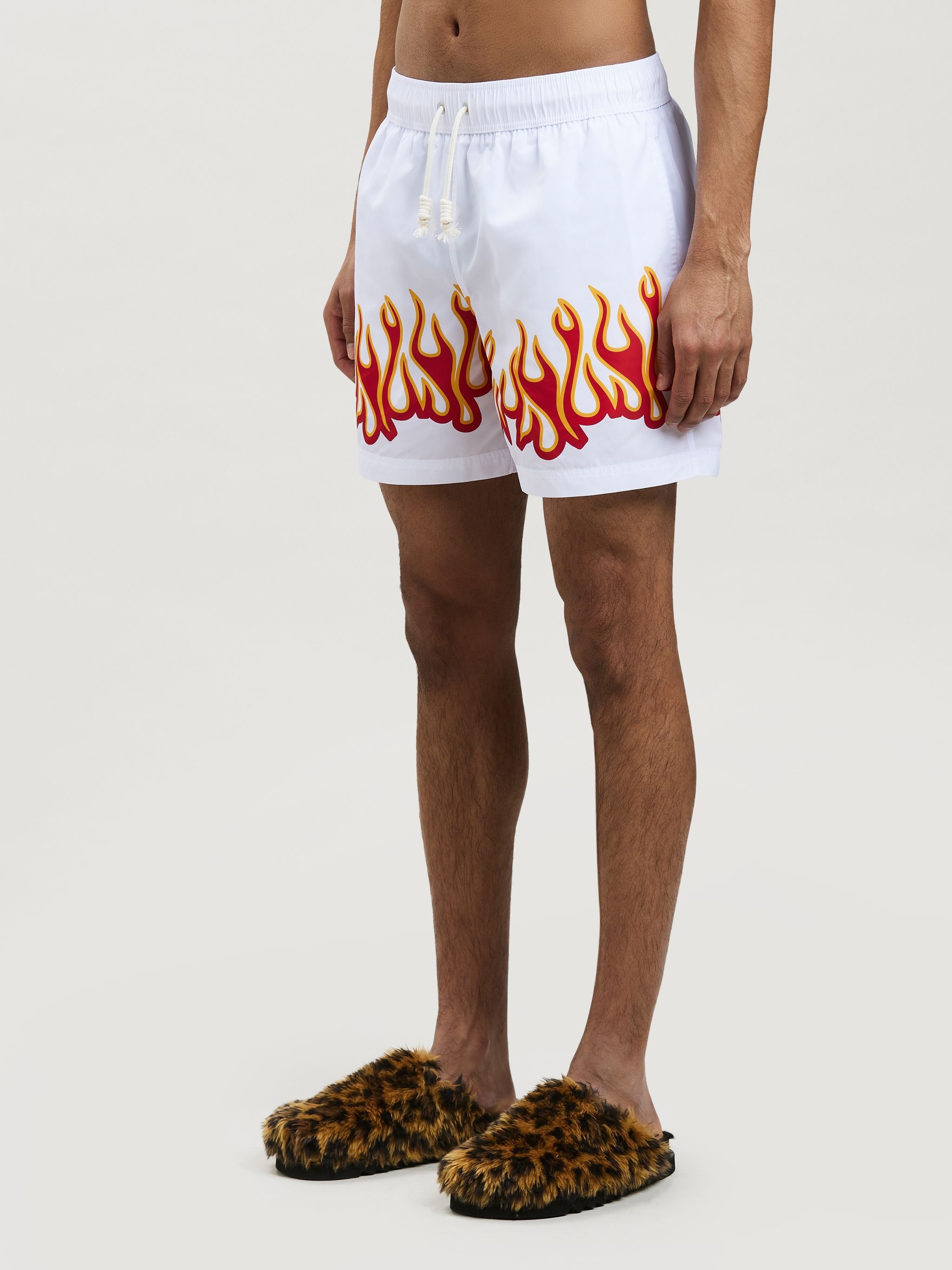 BURNING FLAMES PRINT SWIMSHORT - 4