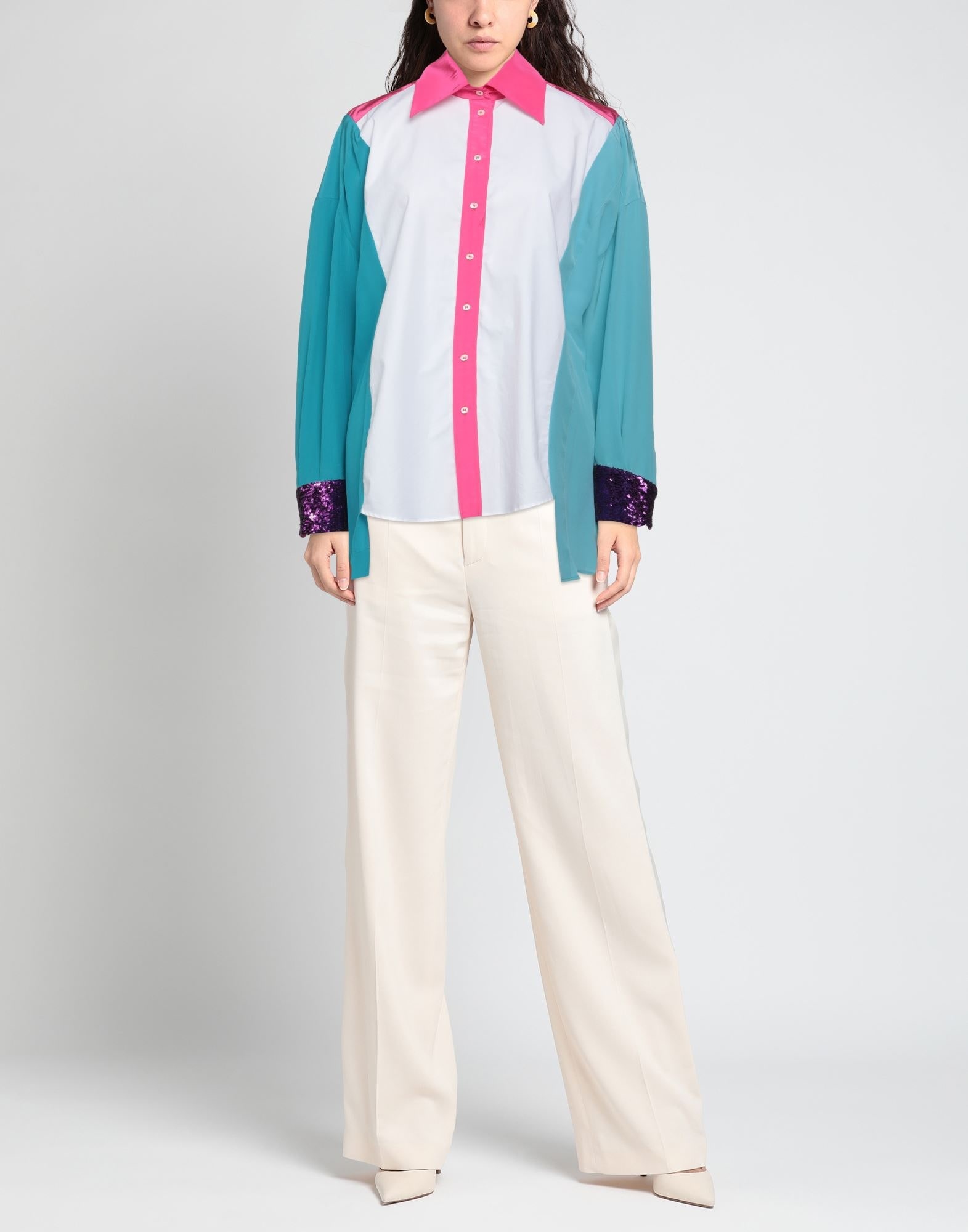 Fuchsia Women's Patterned Shirts & Blouses - 2