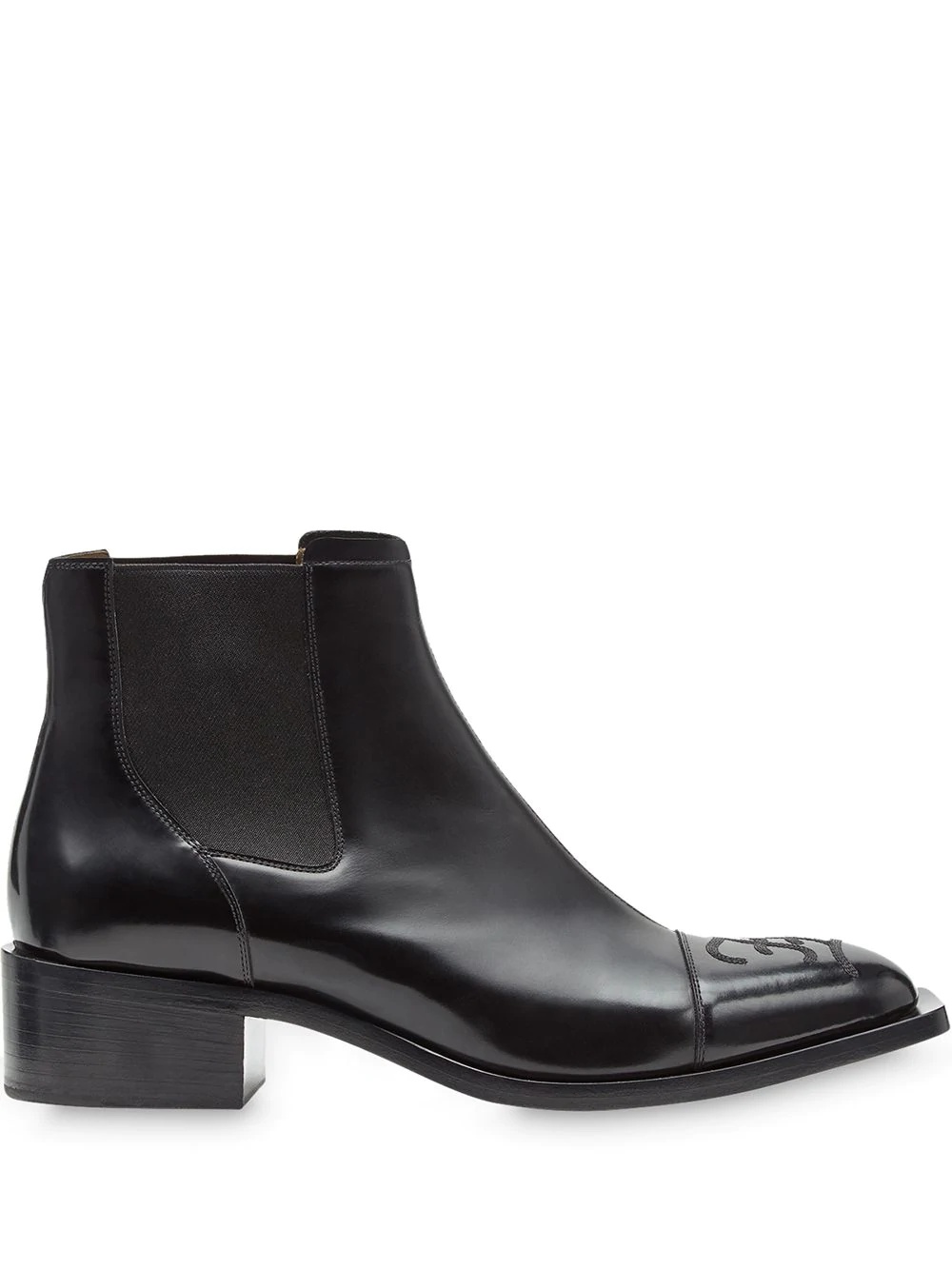 square toe Chelsea boots - 1