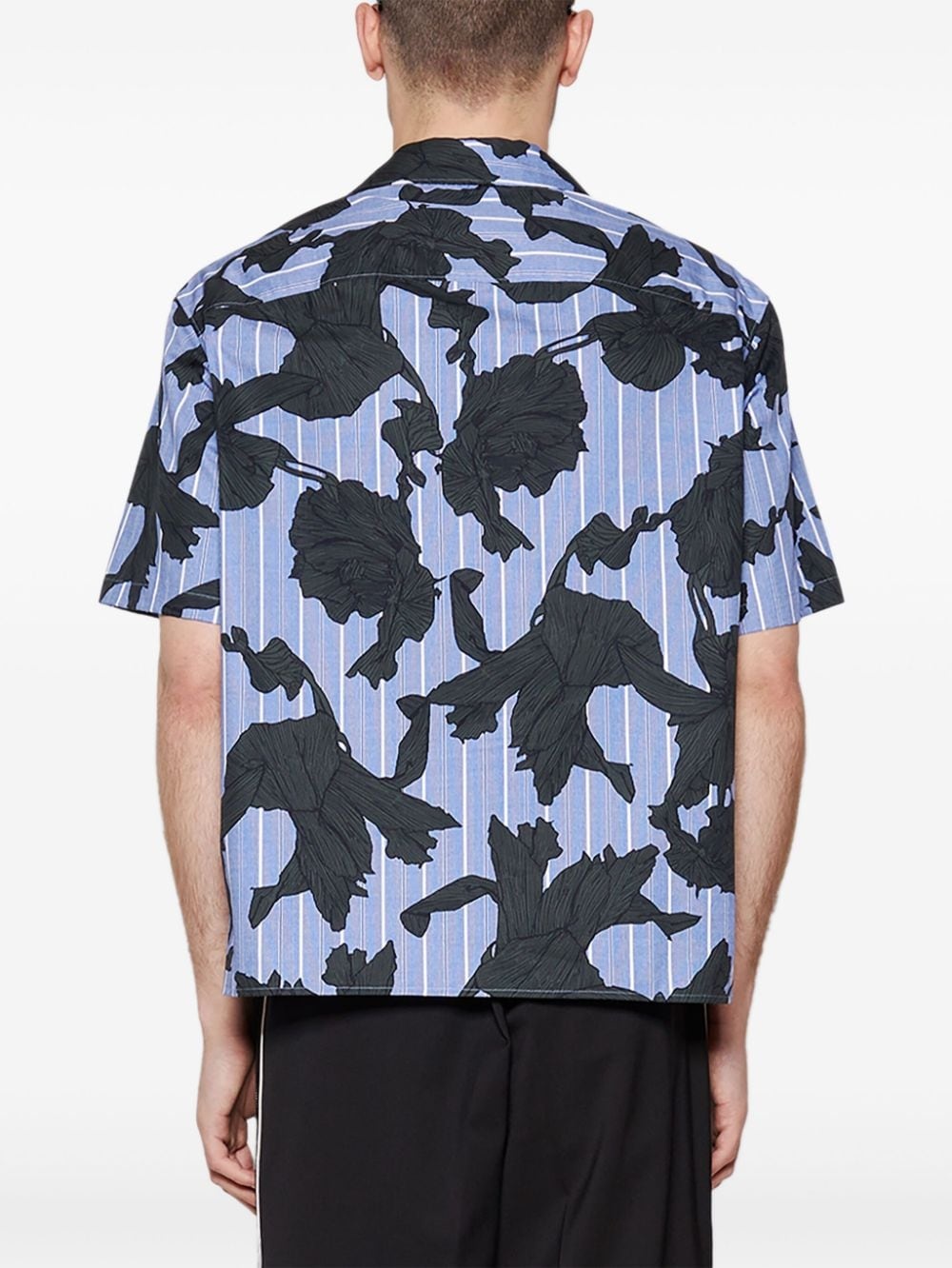 Bold flowers-print shirt - 5