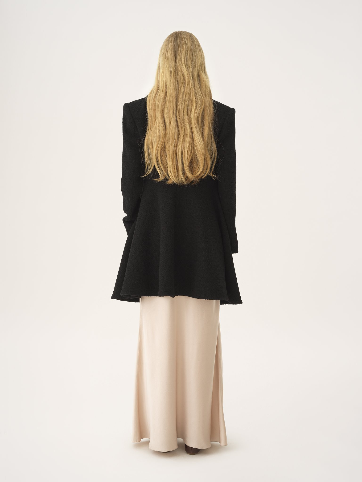 RIDING COAT IN WOOL BOUCLETTE - 5