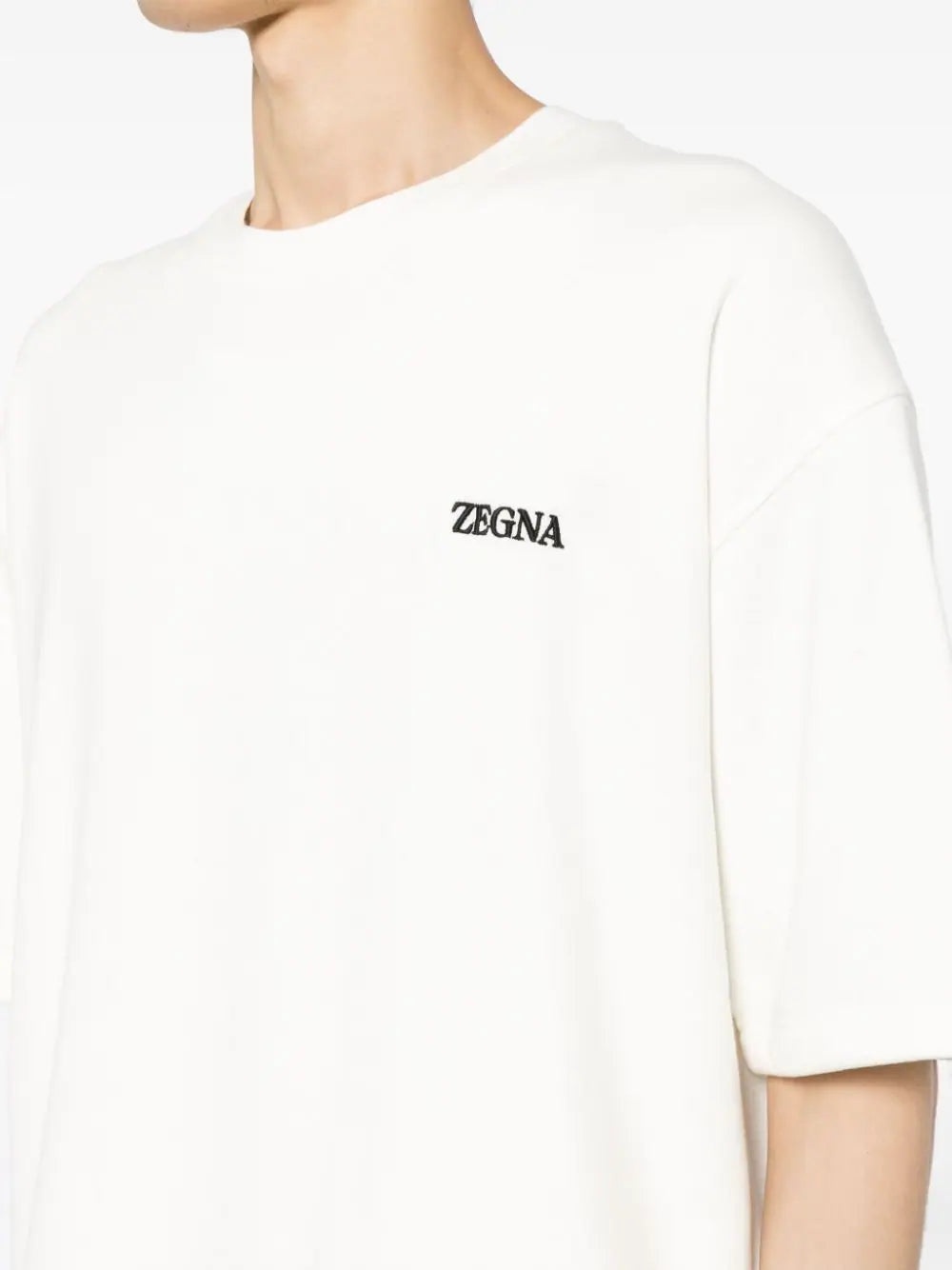 LOGO-EMBROIDERED COTTON-BLEND SWEATSHIRT - 4