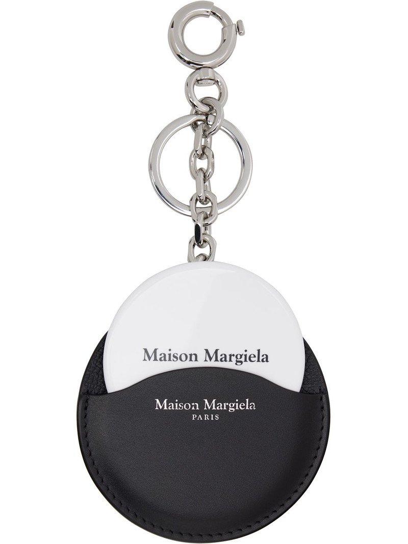 Black Circular Keychain 3