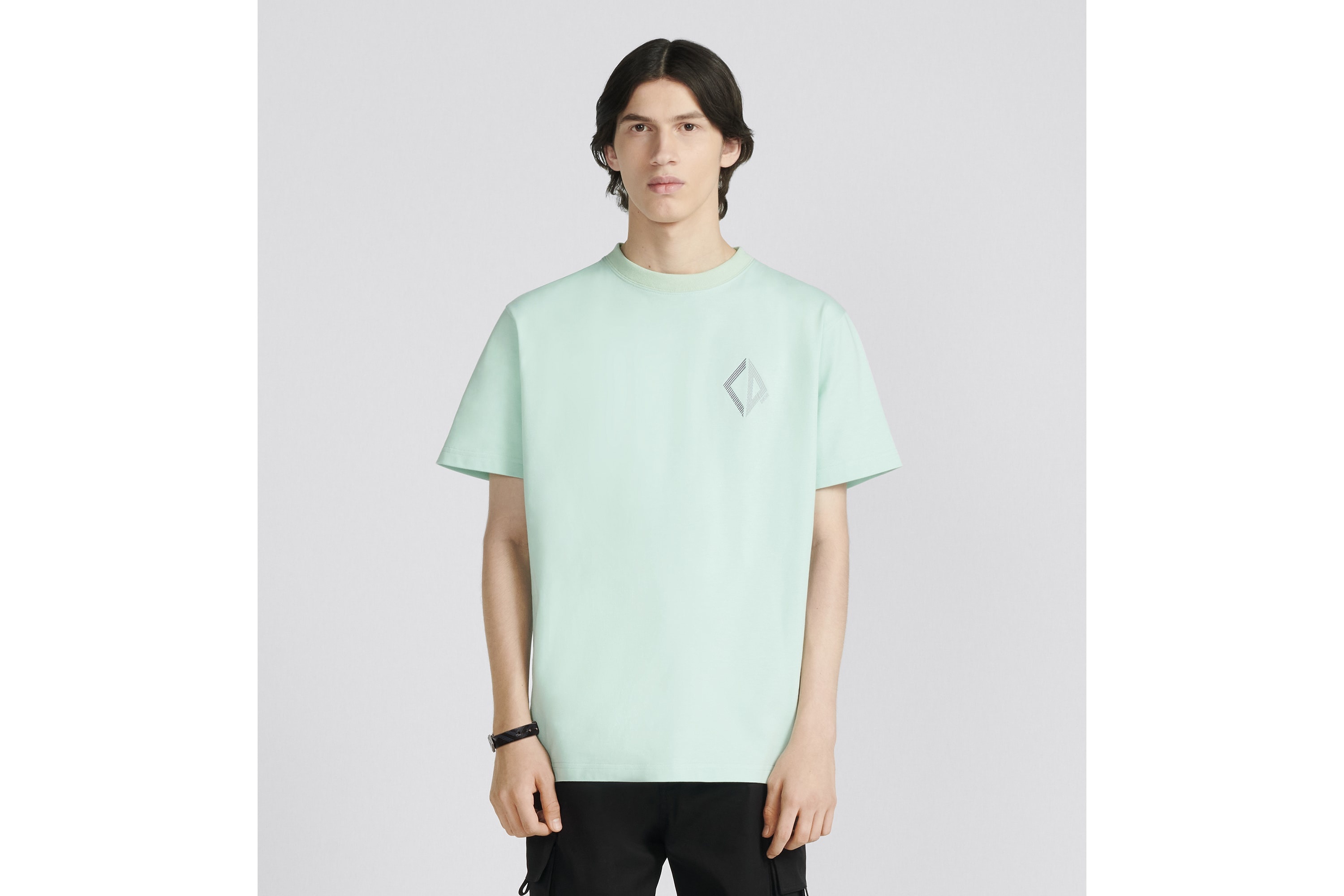 メンズ Dior Diamond Tシャツ リラックス フィット Dior CD Diamond Relaxed-Fit T-Shirt | REVERSIBLE