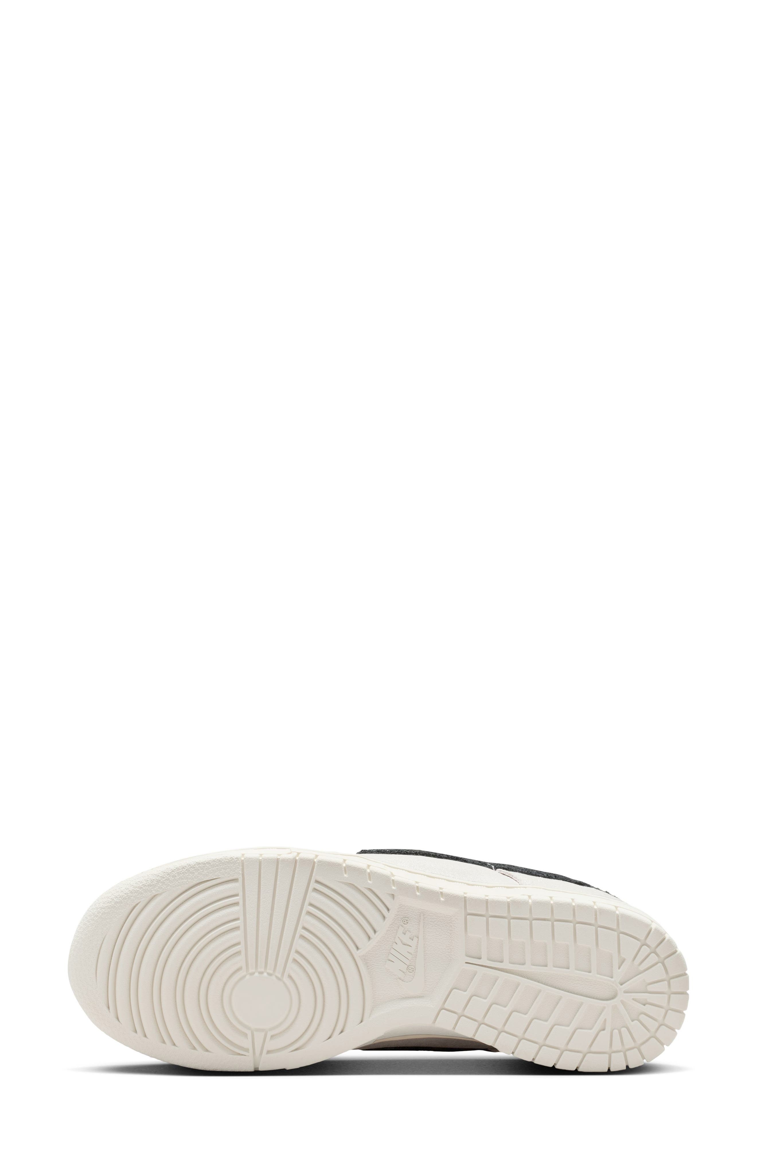Nike Dunk Low Top Sneaker in White/Black/Red at Nordstrom - 4