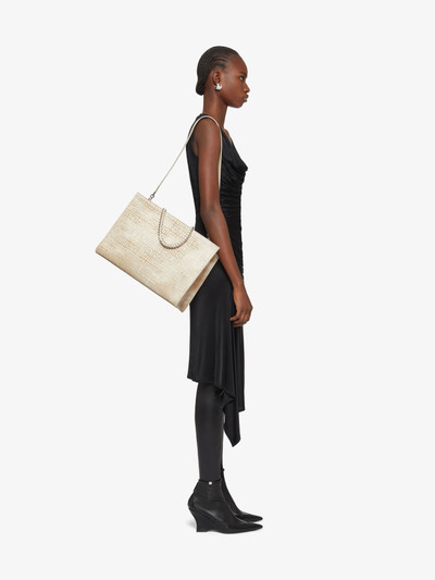 Givenchy MEDIUM G-TOTE SHOPPING BAG IN 4G CANVAS WITH CHAIN outlook