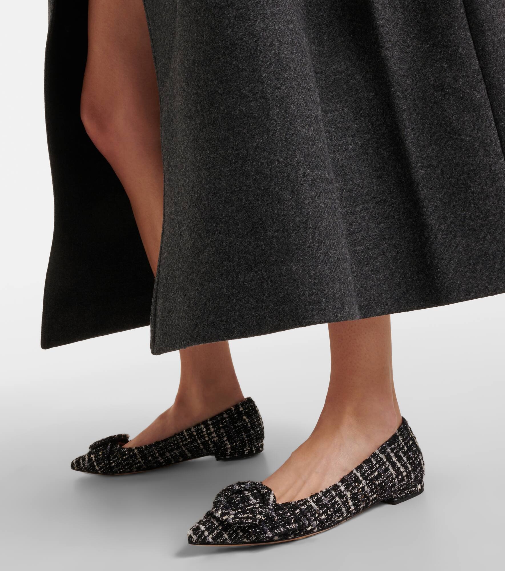 Venezia tweed ballet flats - 7