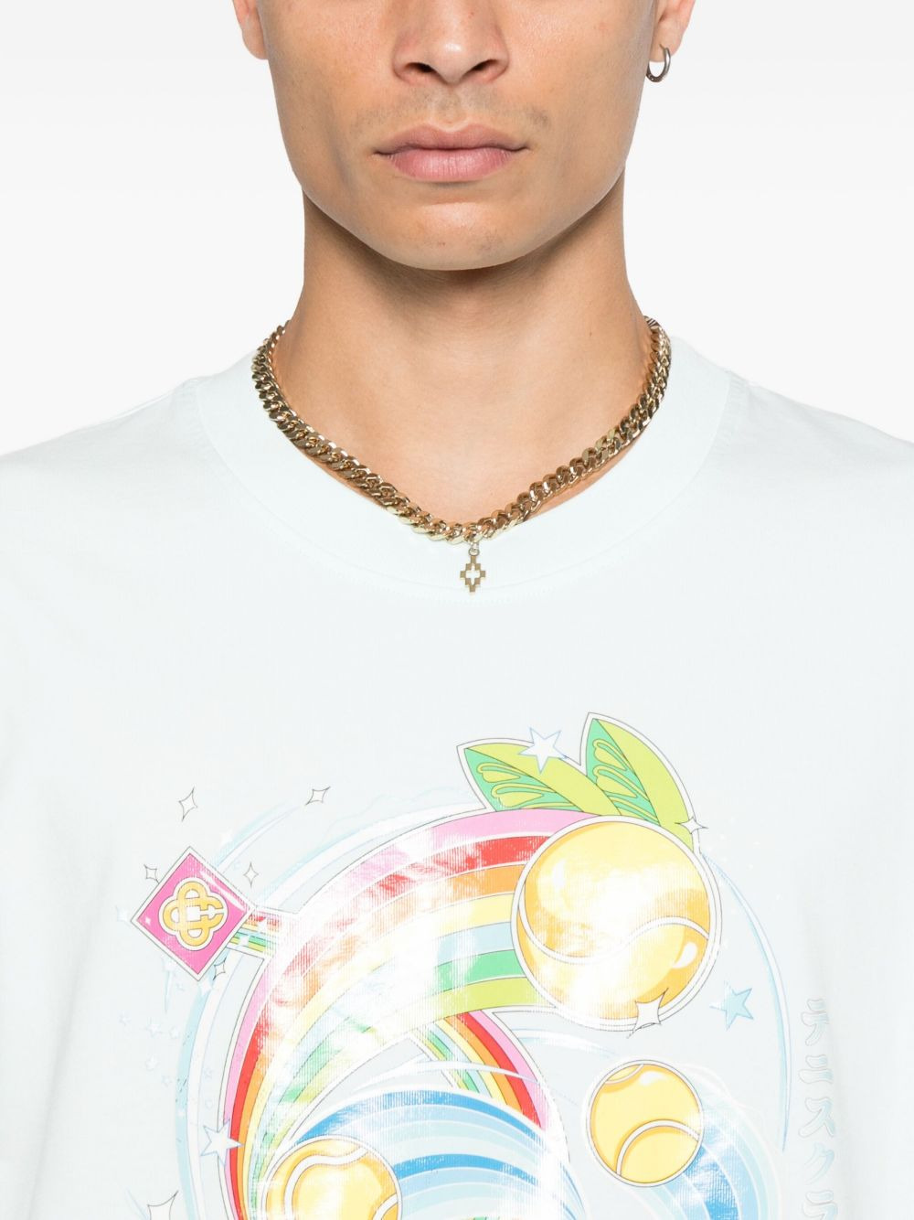 Casablanca Men Short Sleeves Printed T-Shirt - 3