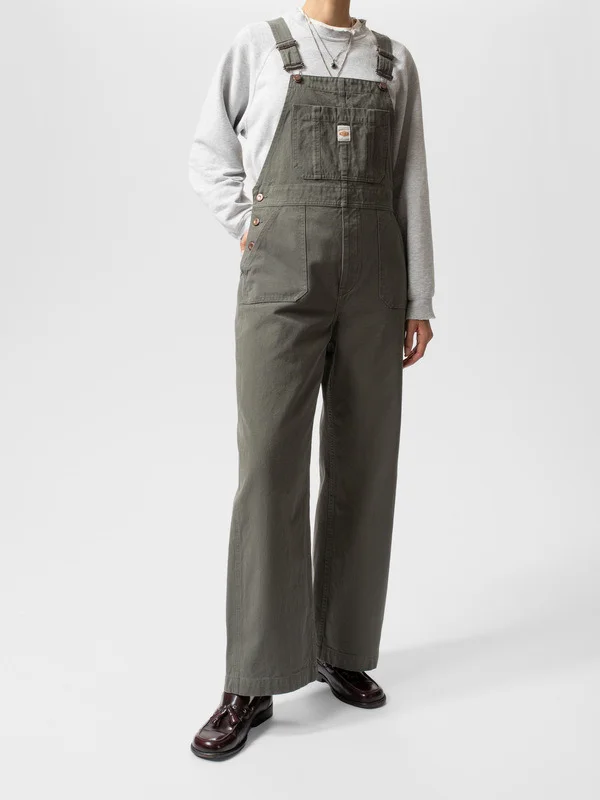 Klara Duck Canvas Dungarees - 1