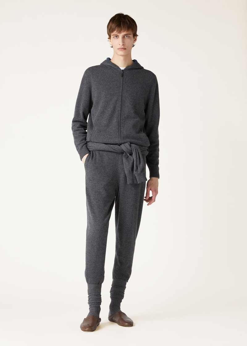 Loro Piana Duo Hooded Bomber Sweater outlook