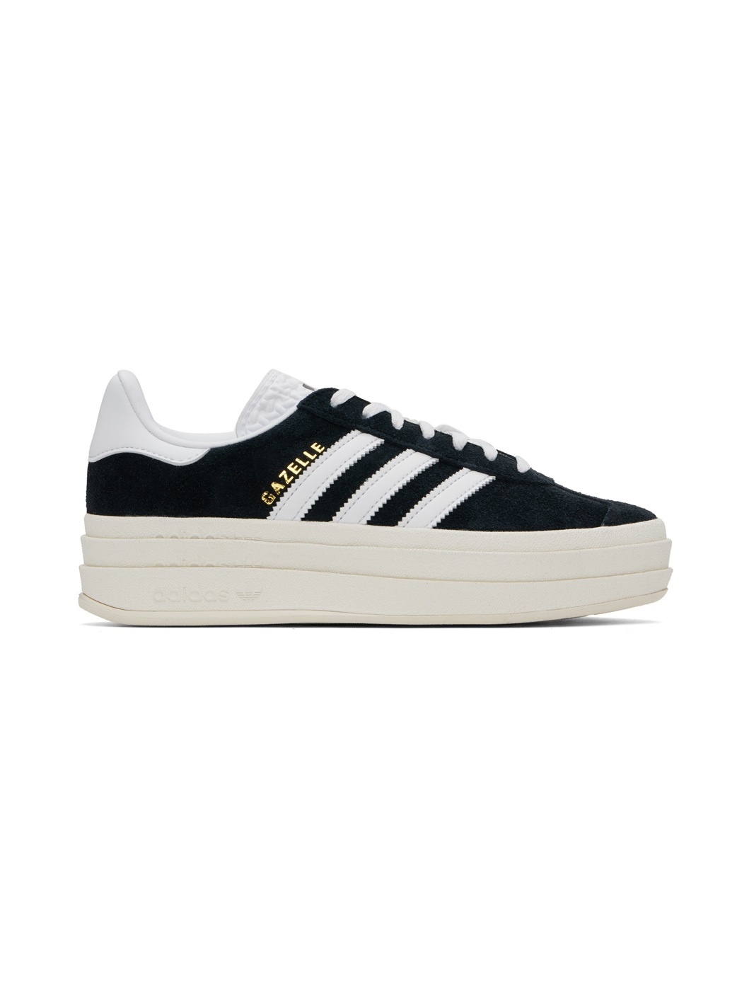 Black Gazelle Bold Sneakers - 1
