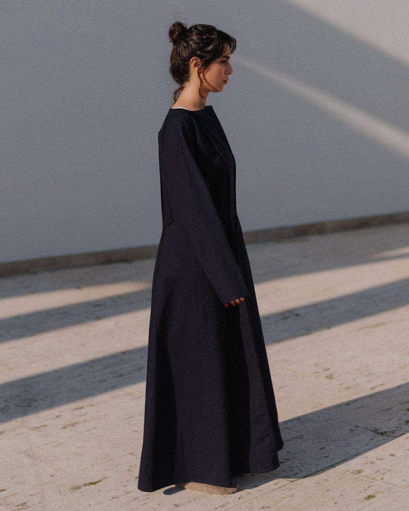 BASERANGE Nika Dress - Wild Silk & Wool outlook