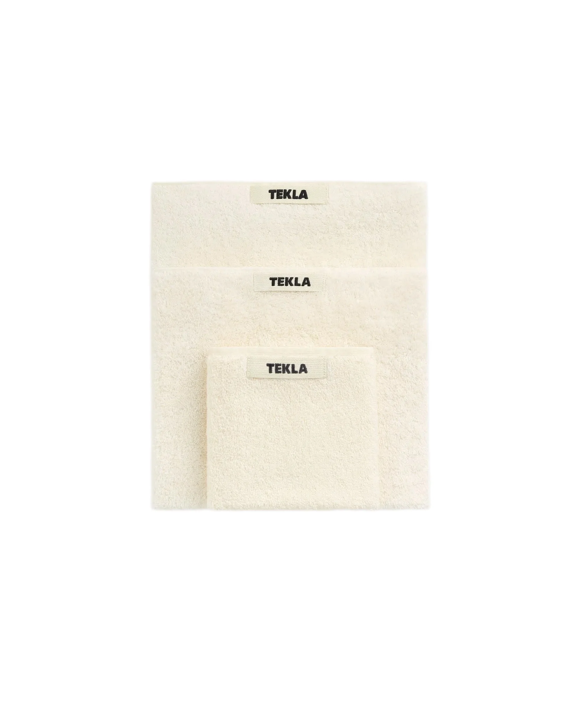Tekla Terry Washcloth Ivory - 1
