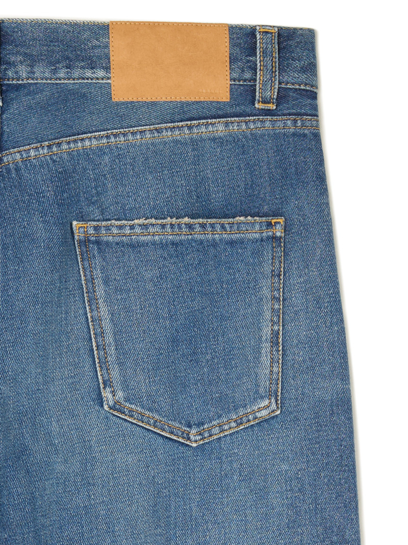 Medium Wash Denim Pants 7