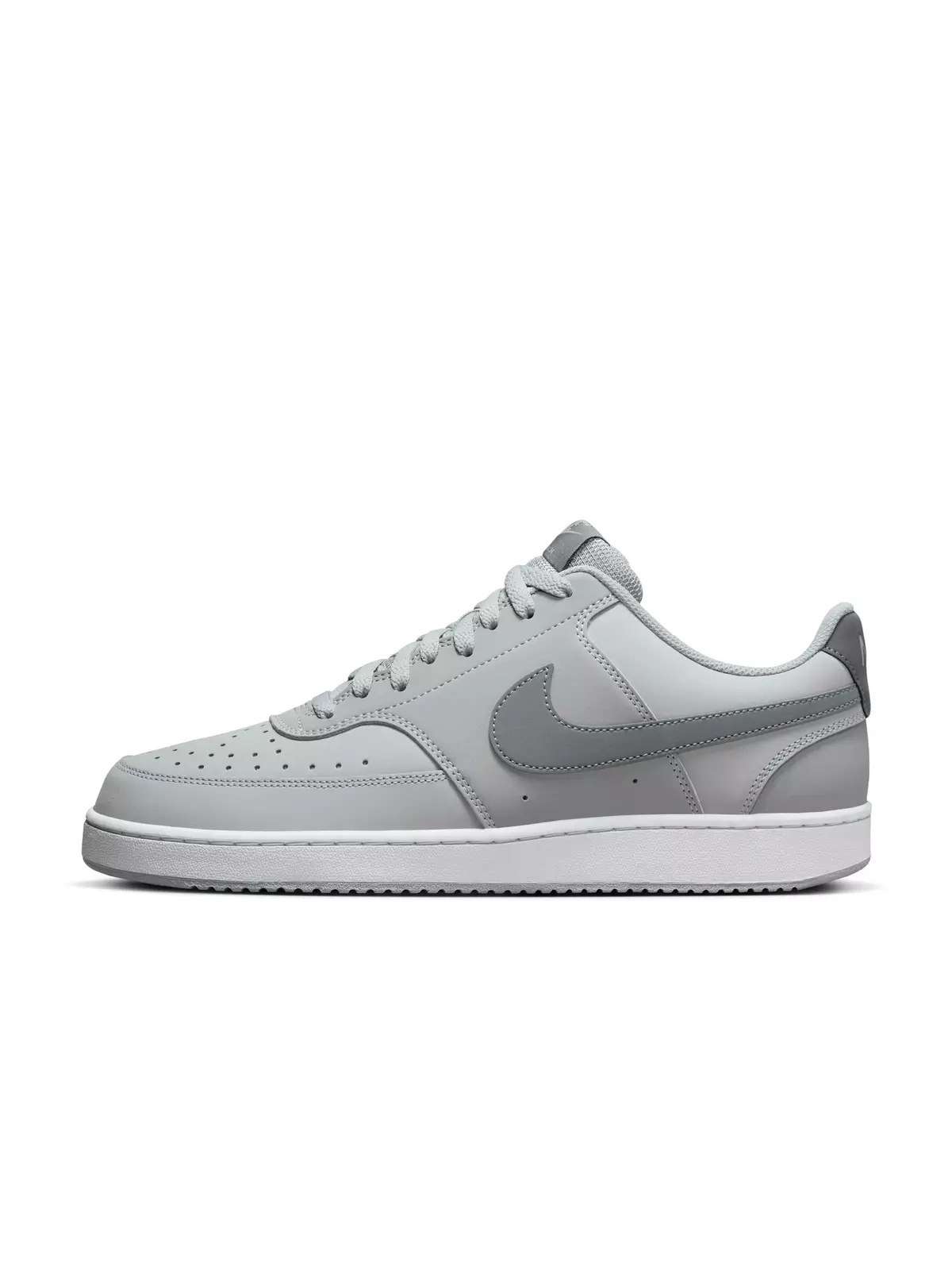 Court Vision Low Next Nature "Light Smoke Grey/White/Smoke Grey" Men's Shoe - 2
