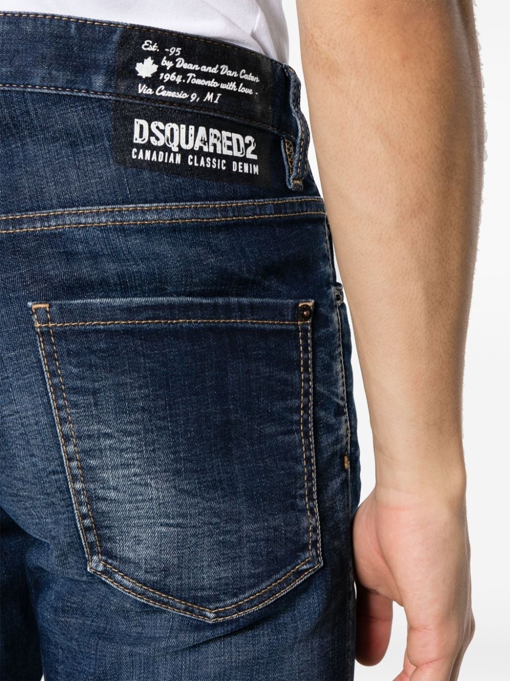 Cool Guy mid-rise slim-leg jeans - 5