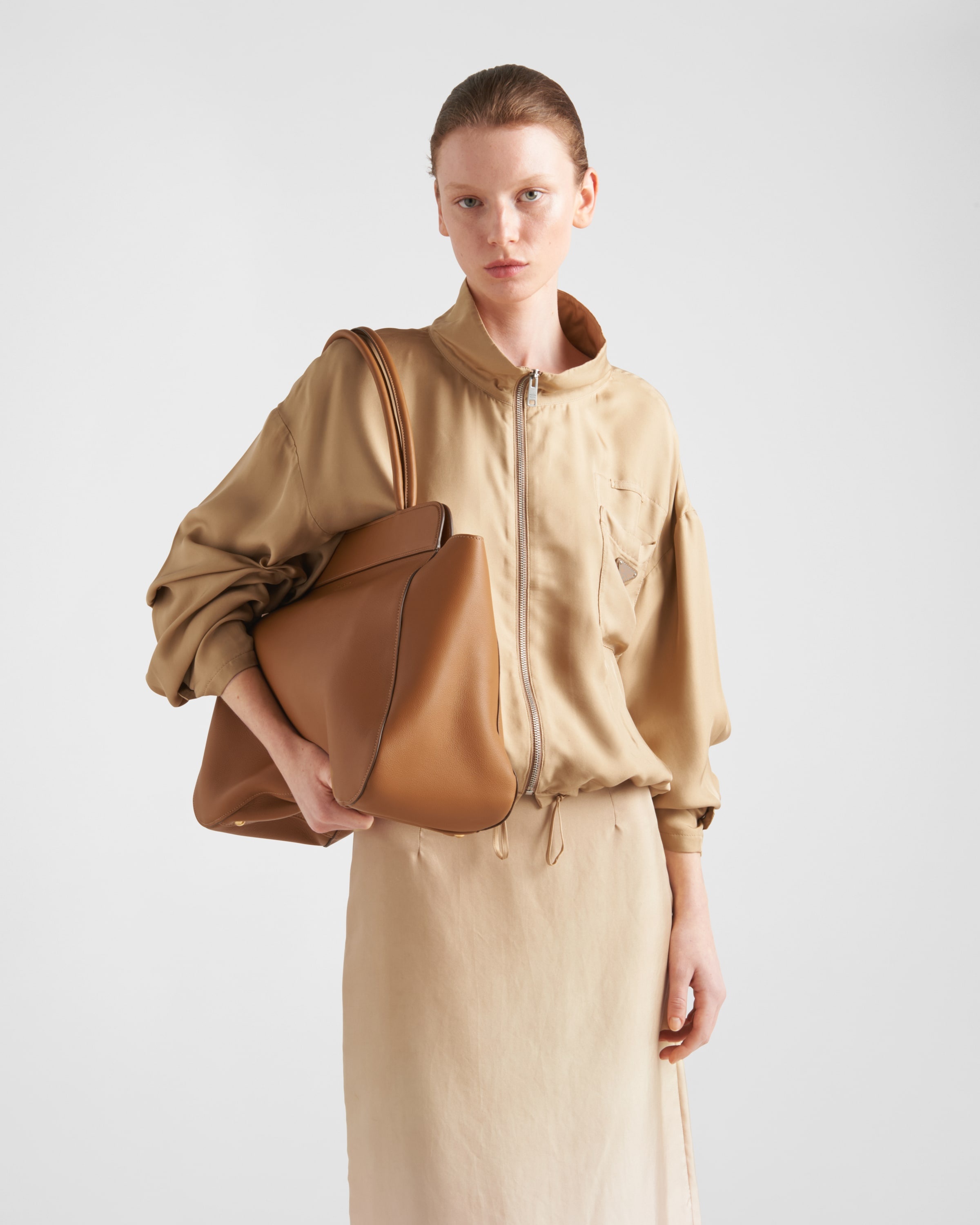Gradient twill midi-skirt - 3