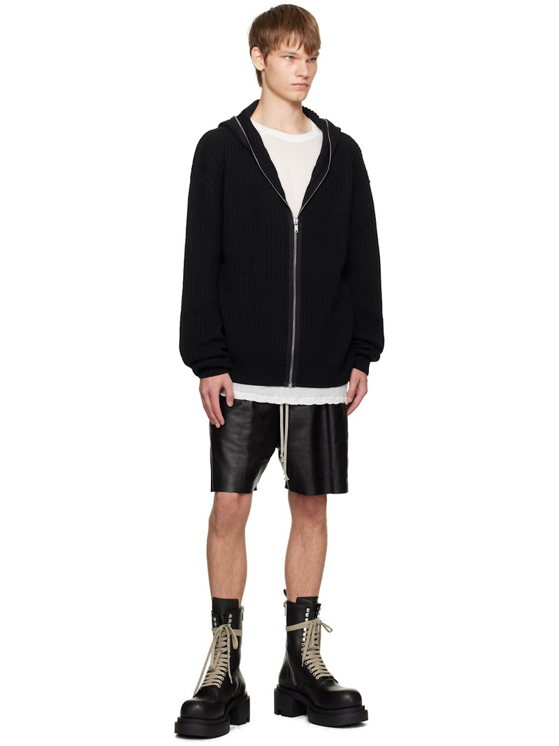 Rick Owens Black Concordians Lace-Up Bogun Boots outlook