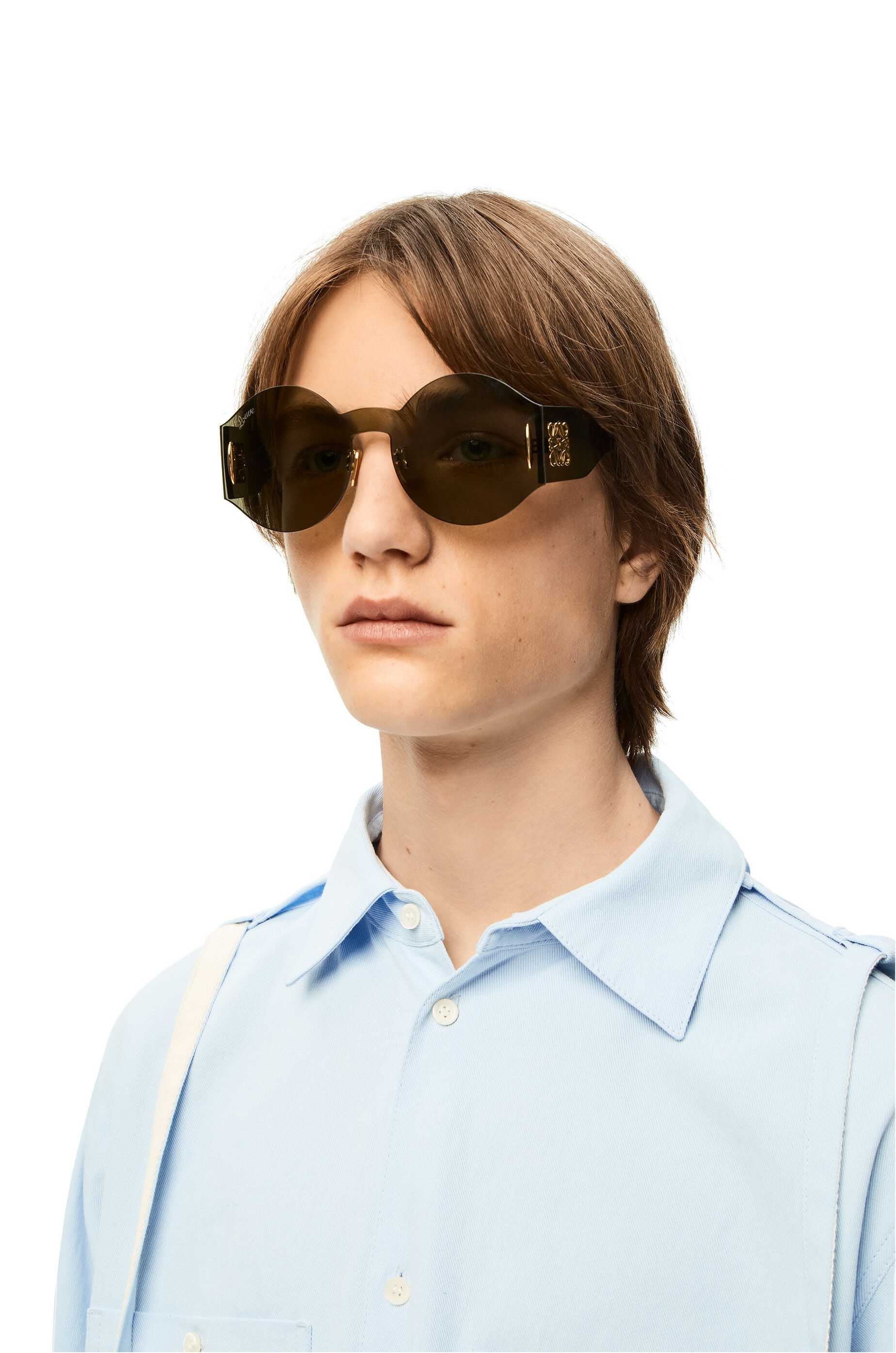 Round mask sunglasses in nylon - 2
