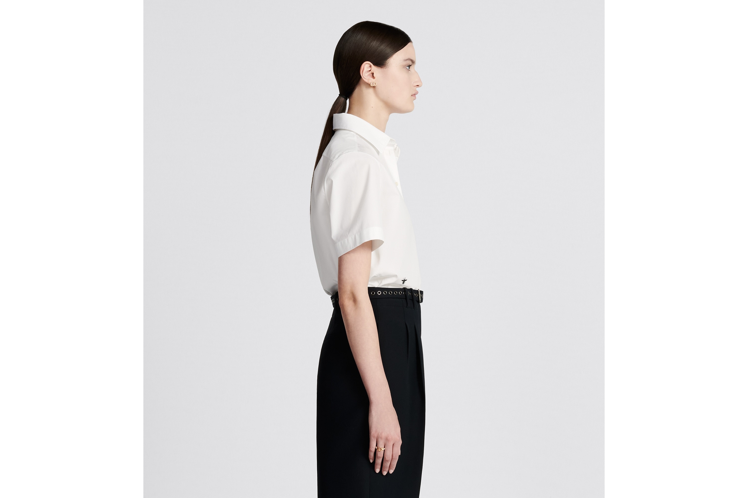 Short Buttoned Blouse - 5