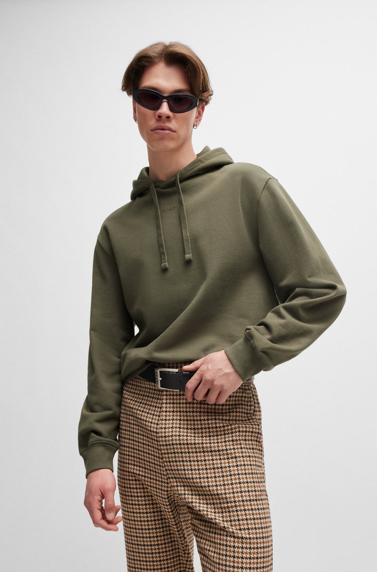 COTTON-TERRY RELAXED-FIT HOODIE WITH LOGO PRINT - 2