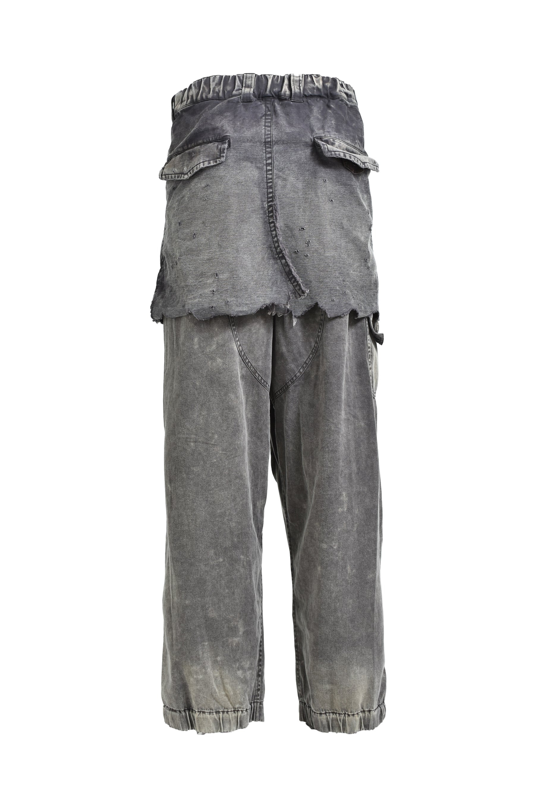 WAIST LAYERD FLIGHT PANTS / BLK - 6