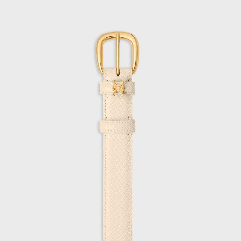 VIVIENNE BELT 25MM IN PYTHON EMBOSSED CALFSKIN 3