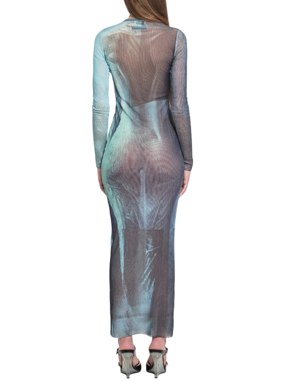Women`S Long Blue Dress - 5