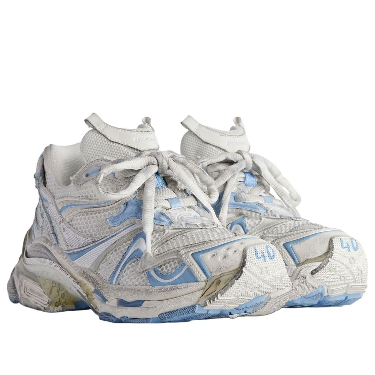 (WMNS) Balenciaga Runner 2.0 'White Blue' 779064W3RXP9041 - 3
