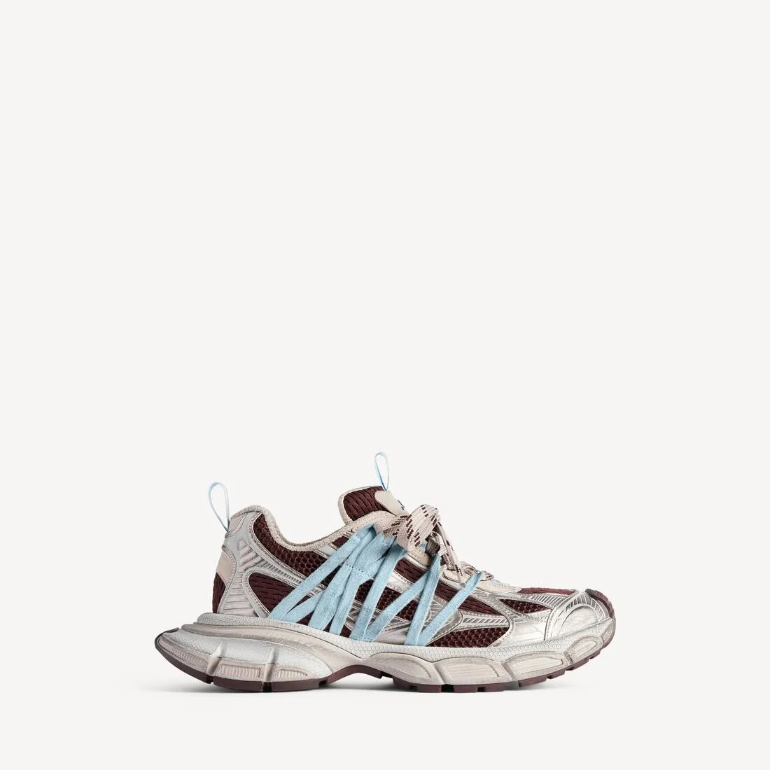 Women's 3xl Interlace Sneaker in Brown/beige/blue - 1