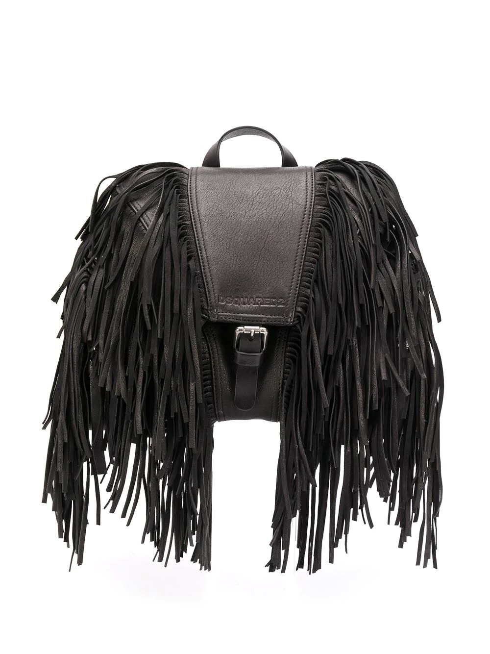 fringe detail backpack - 1