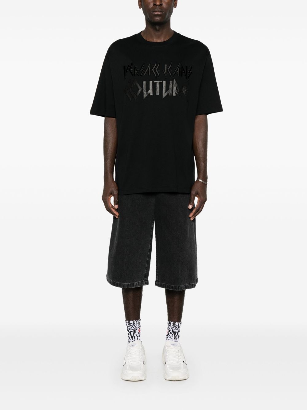 logo-embroidered T-shirt - 2