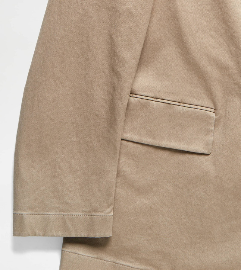 Tod's DECONSTRUCTED JACKET - BEIGE outlook