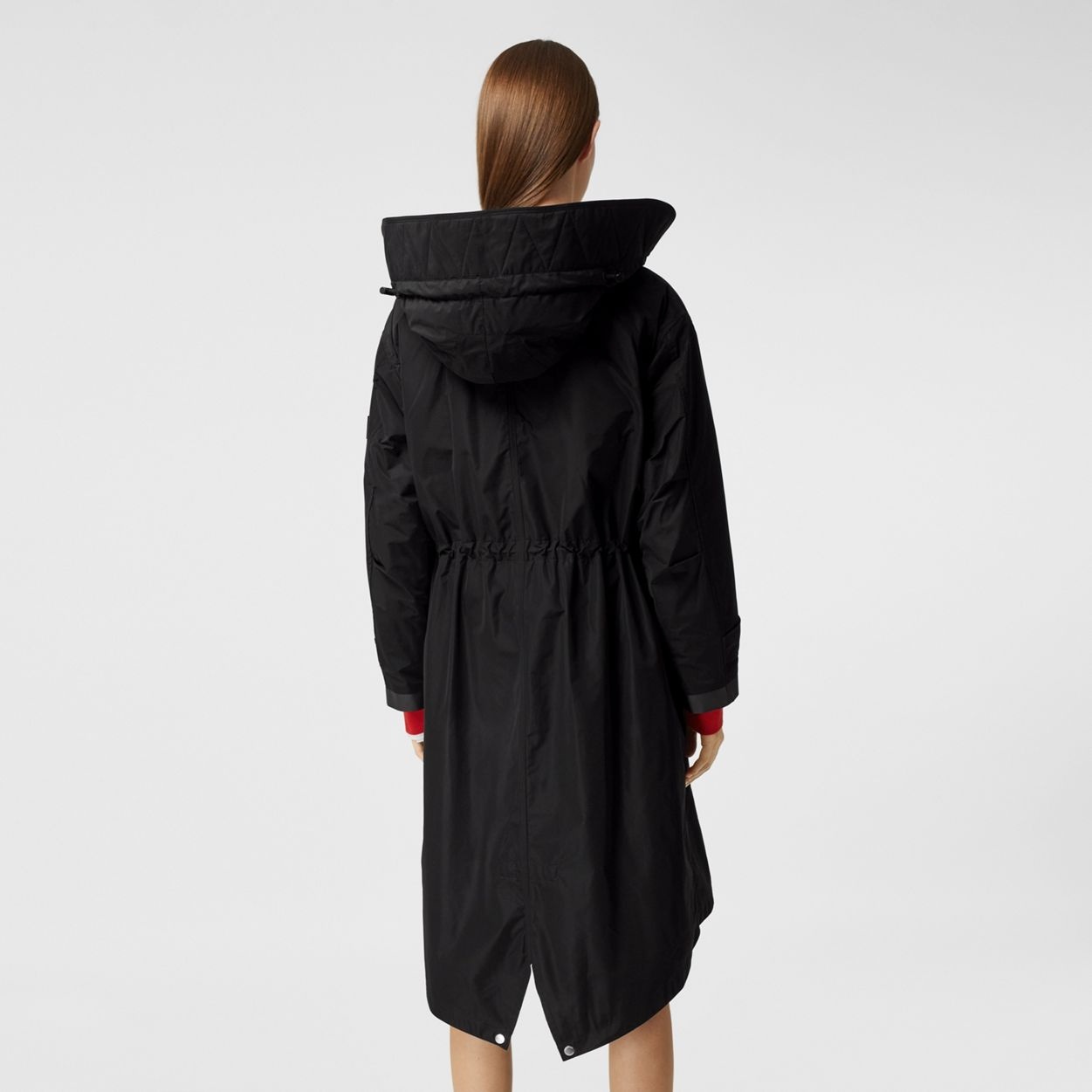 Detachable Hood Shape-memory Taffeta Parka - 4