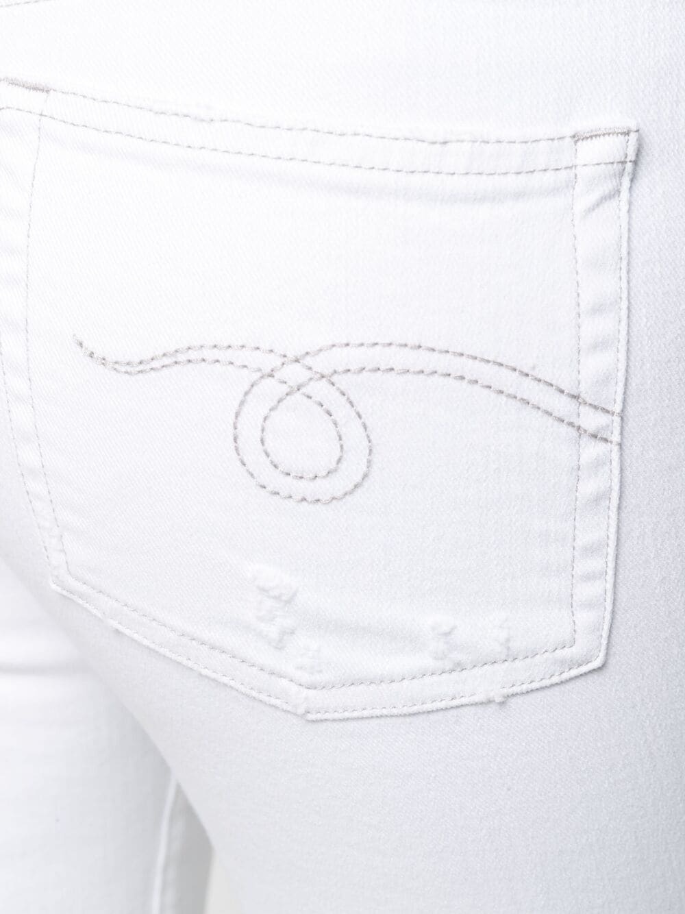 flared cropped jeans - 5
