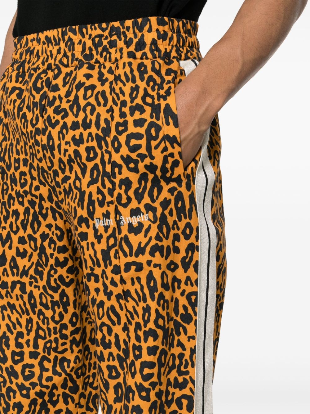cheetah-print track pants - 5