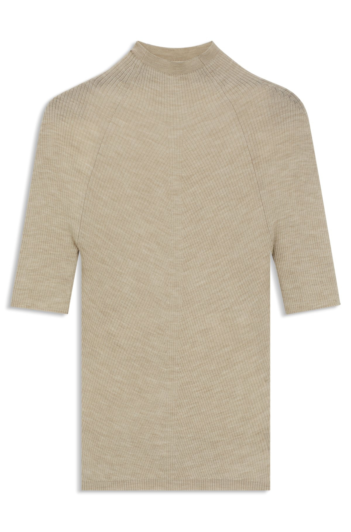 CREW-NECK SWEATER IN MERINO WOOL - 1